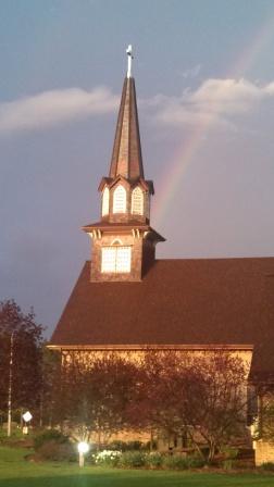 Rainbow over St Olaf